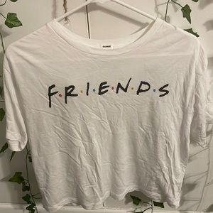 Vintage Garage Friends Television Show Series Crop Top